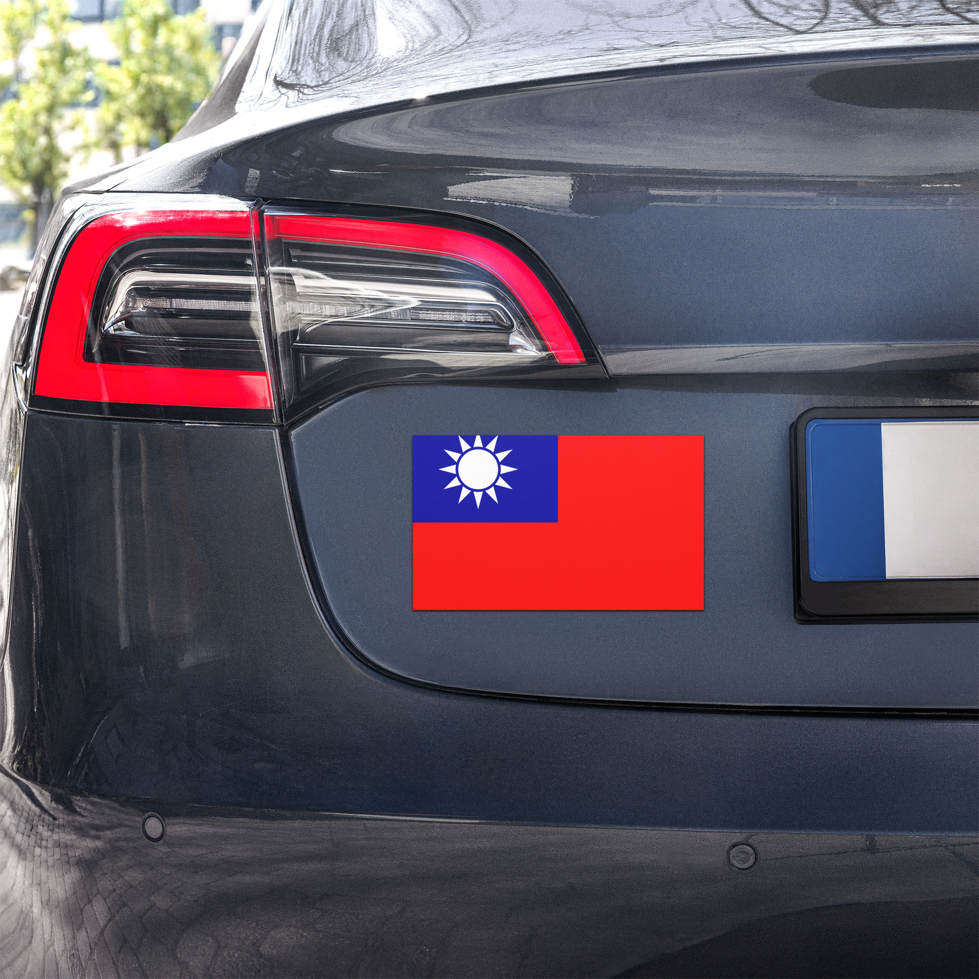 Taiwan Flag Car magnets
