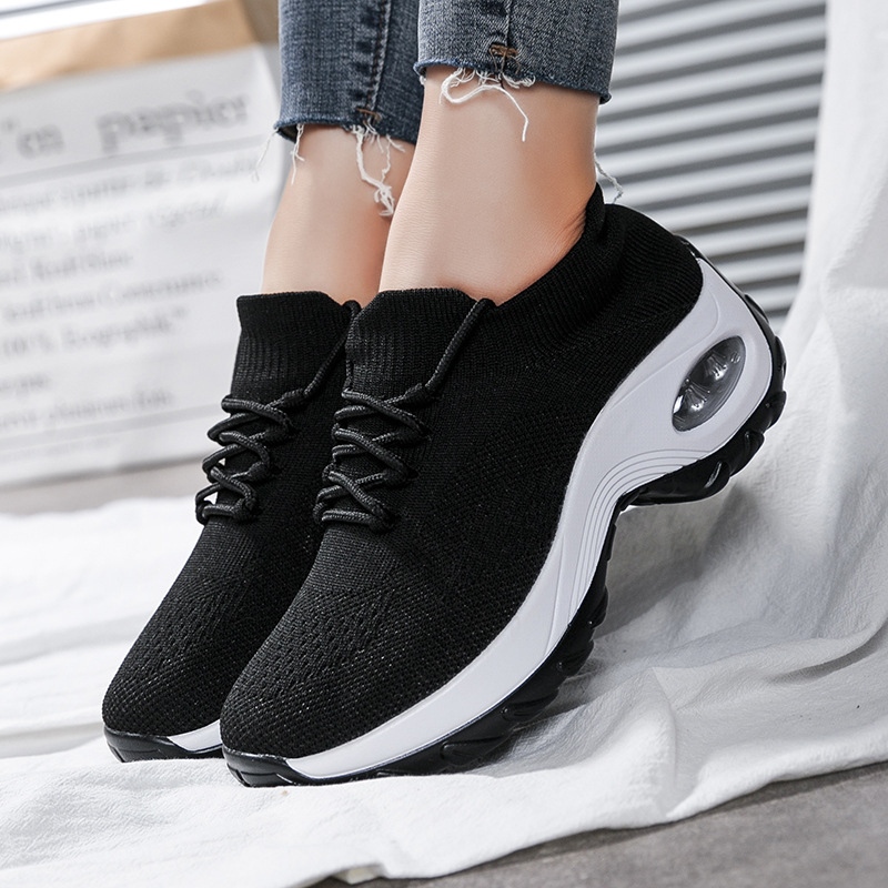Sports Women Flying Knit Socks Shaking Shoes - Image 9