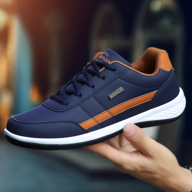Casual Shoe Italian Breathable Leisure Male Sneakers Non-slip Footwear Men Vulcanized Shoes - Image 4