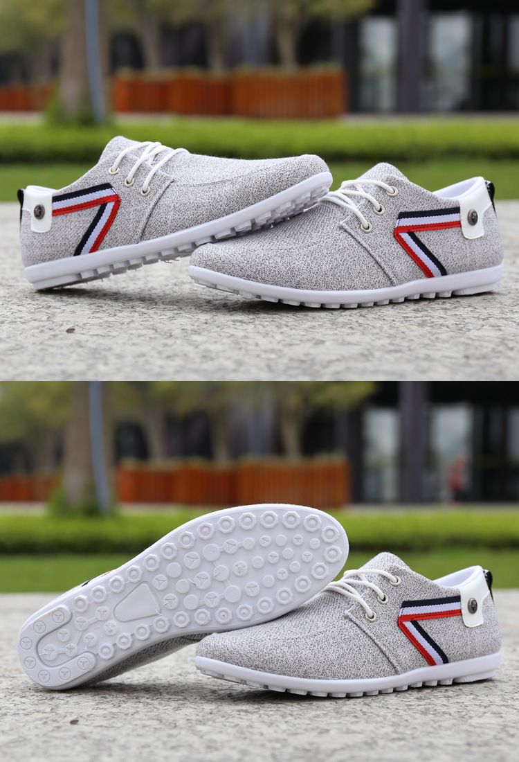 Men’S Soft-Soled Canvas Shoes, Sports And Leisure Old Beijing Cloth Shoes, Peas Shoes