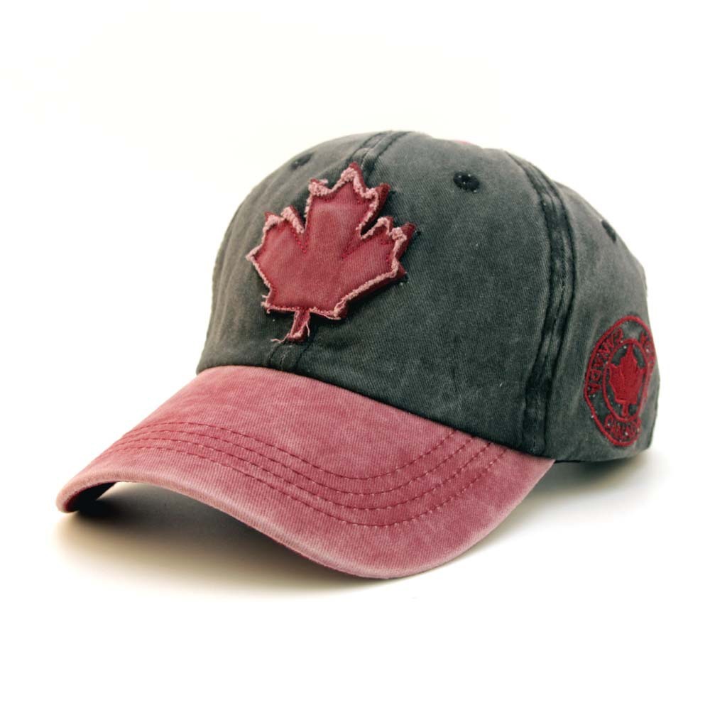 Europe, America, Canada Maple Leaf Pattern Baseball Cap Men’S And Women’S Cap