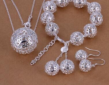 Exquisite Jewelry Silver-plated Three-dimensional Ball Pendant Jewelry - Image 3