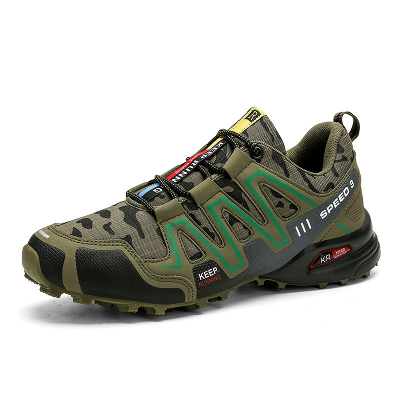 Men Hiking Shoes Climbing Male Sports Shoes Work Safety Toe Tactical Non-Slip Durable Trekking Sneakers Mens Footwear - Image 6