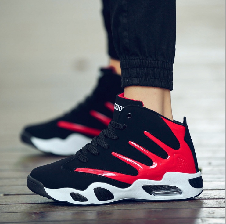 Men Air Cushion Basketball Shoes Wear-resistant Sneakers For Men Hommel Basketball Boots Sneakers Men - Image 8