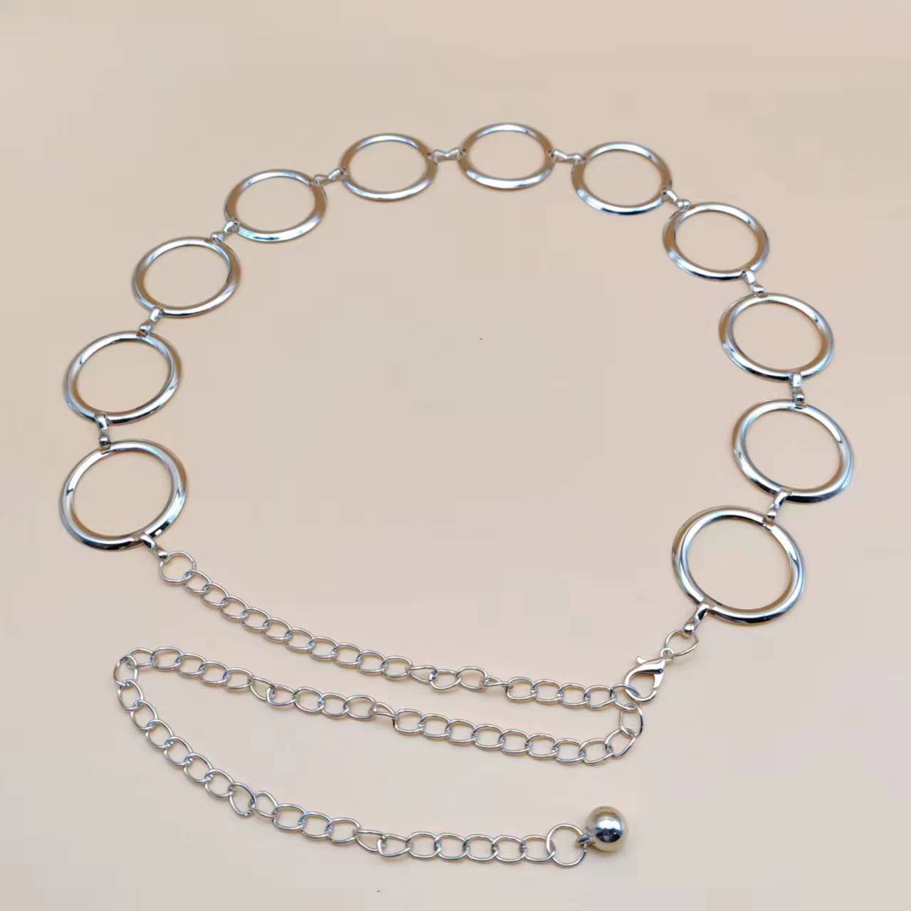 European And American-style Metal Ring Waist Chain Fashionable And Minimalist - Image 4