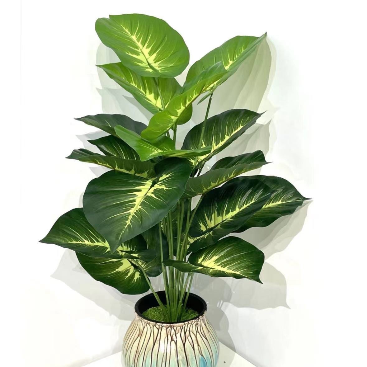 Simulation Green Plant 12-24 Head Beam Round Back Of Turtle Wall Decoration Garden - Image 8