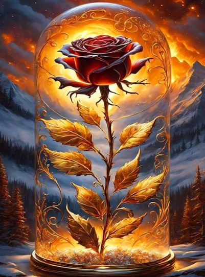 Animal Diamond Painting Handmade Landscape Painting - Image 3
