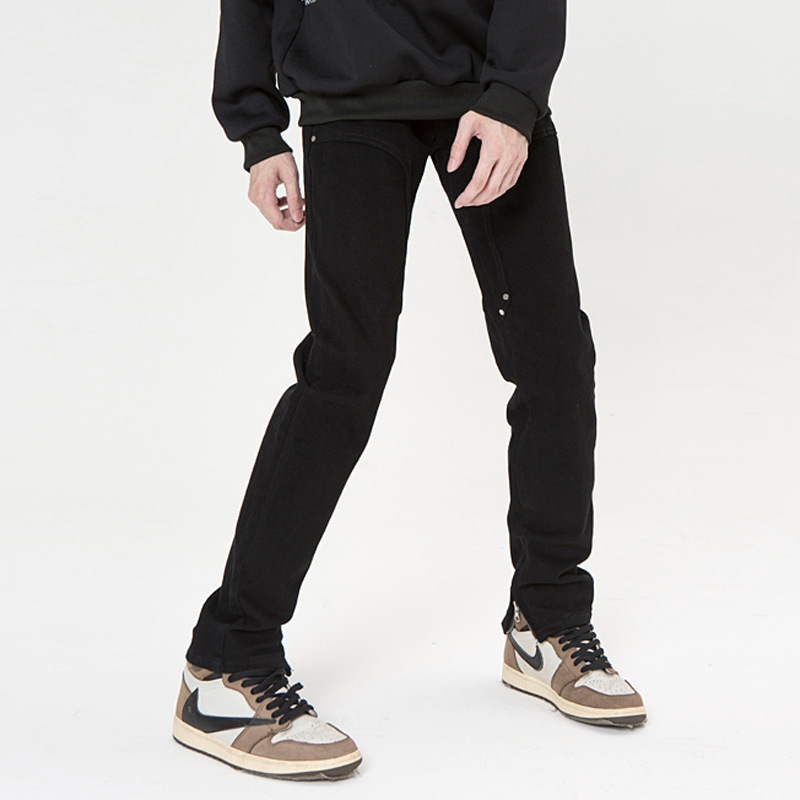 American High Street European And American Straight-leg Pants - Image 4