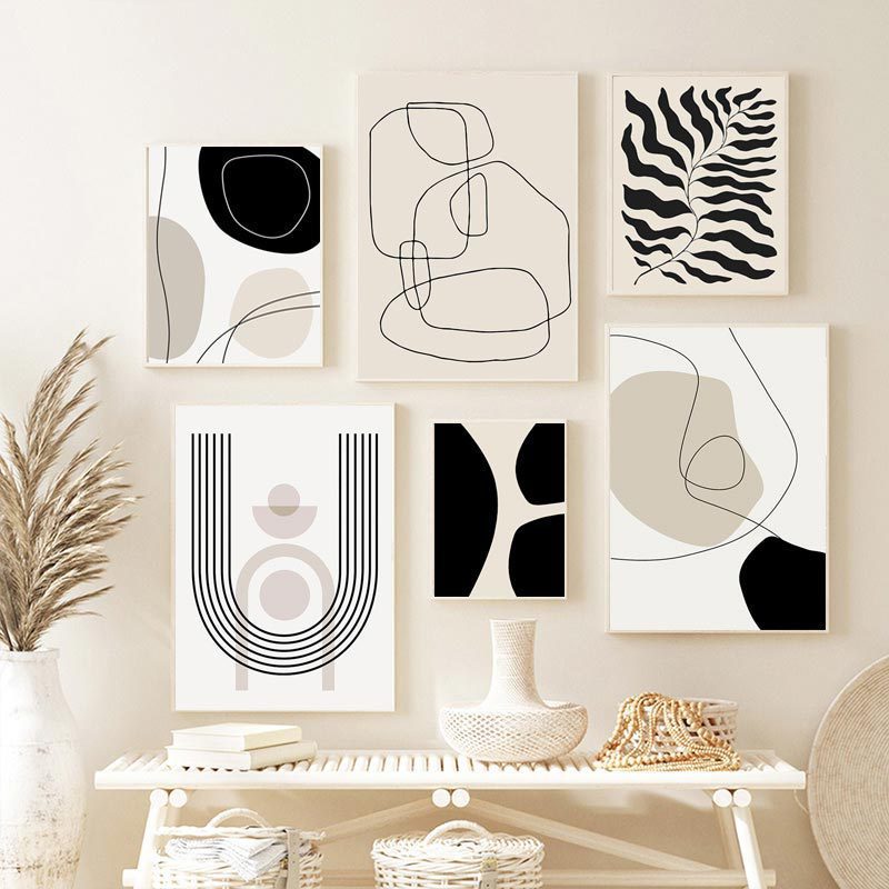 Abstract Bohemian Art Poster Ins Style Living Room Airbrushed Painting For Decoration - Image 5