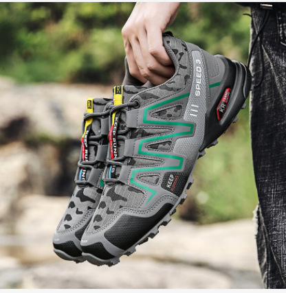 Men Hiking Shoes Climbing Male Sports Shoes Work Safety Toe Tactical Non-Slip Durable Trekking Sneakers Mens Footwear - Image 5