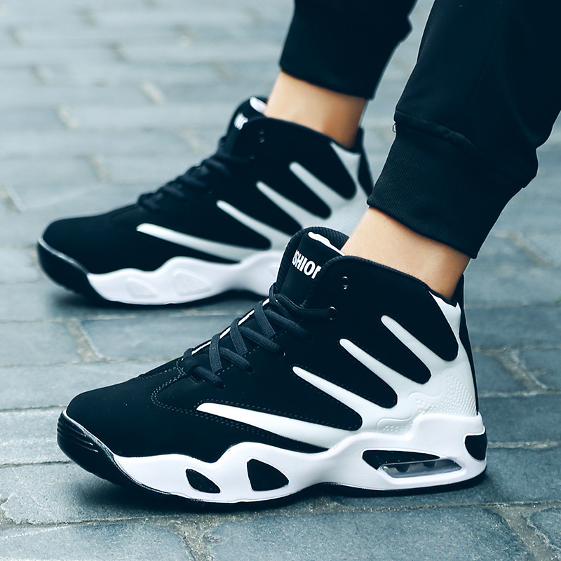 Men Air Cushion Basketball Shoes Wear-resistant Sneakers For Men Hommel Basketball Boots Sneakers Men - Image 9