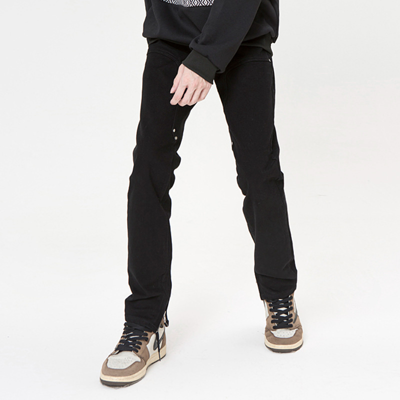 American High Street European And American Straight-leg Pants