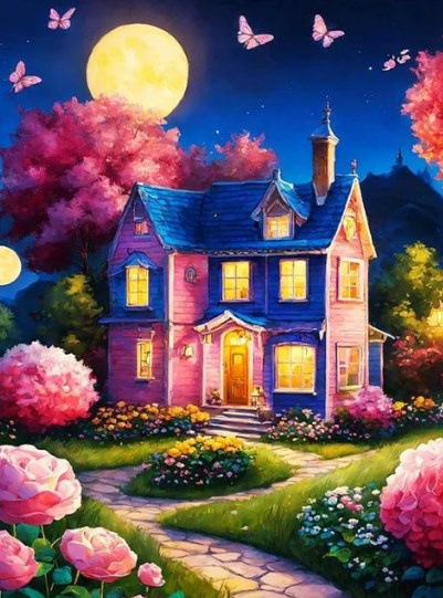 Animal Diamond Painting Handmade Landscape Painting - Image 4